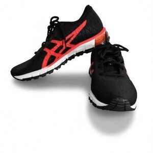ASICS Gel-Quantum 180 4 Women’s Black Red Running Shoes Size 9